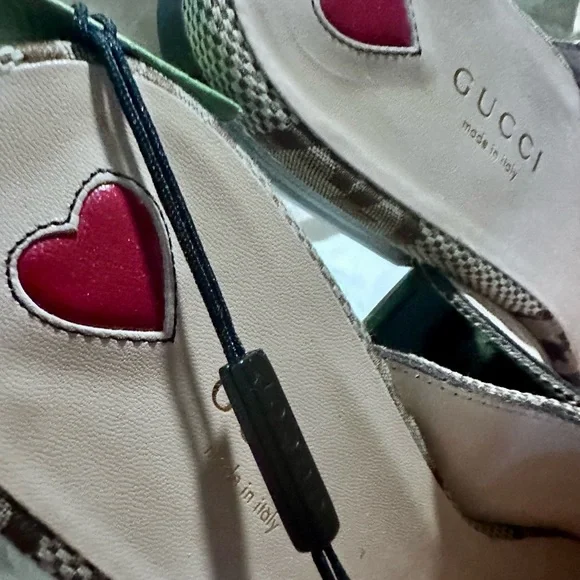 ❤️ NIB Gucci Princetown Mule – Macro GG Canvas, Size 38, With Box & Dust Bags - Picture 8 of 11